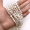 8-9mm Potato Freshwater Pearls, White (16