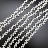 3/4mm Top-Drilled Dancing Freshwater Pearls, White (16