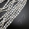 8/9mm Baroque Keshi Freshwater Pearls, White (16