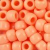 Pony Beads, 9x6mm, Opaque Peach (650 Pieces) 
