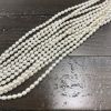 4-5mm Oval Freshwater Pearls, White (16