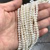 4-5mm Round Freshwater Pearls, White (16