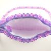 Small Pink & Purple Faceted Bead Purse 