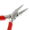 Slimline Flatnose Pliers with Spring, 120mm, Red Handle (Each) 