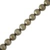 6mm Smooth Round, Pyrite Beads (16