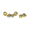 5MM Rhinestone Rondelles -Crystal-AB/Gold (24PC) 
