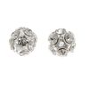 18MM Rhinestone Ball Silver  (6 Pieces) 
