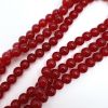 Smooth Round, Red Jade Beads, Choose Size (16