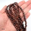 6mm Smooth Round, Red Tiger Eye Beads (16
