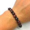 8mm Smooth Round, Red Tiger Eye Beads (16