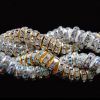 4.5MM Rhinestone Rondelles -Crystal-AB/Silver (24PC) 