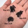 Czech Round Seed Beads, Glass - Opaque Medium Cherry Red, Choose Size 