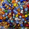 Silver-Lined Rocailles Size 6/0, Multi-Color Mix 1LB (500 Grams) 