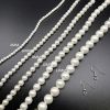 8mm Shell Pearls (White) (16