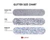 Glitter, Plastic Jewels, Extra Fine: 0.008
