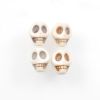 10mm Stone Skull Bead-Ivory (40 Pieces) 