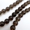 Smooth Round, Smokey Quartz Beads, Choose Size (16