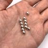 3mm Smooth Round, Sterling Silver Beads (100 Pieces) 