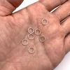 7MM Soldered Jump Ring, Sterling Silver (25 Pieces) 