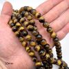 Smooth Round, Tiger Eye Beads, Choose Size (16