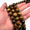 Smooth Round, Tiger Eye Beads, Choose Size (16