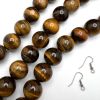 20mm Smooth Round, Tiger Eye Beads (16