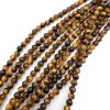 4mm Smooth Round, Tiger Eye Beads (16