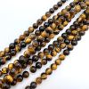 6mm Smooth Round, Tiger Eye Beads (16