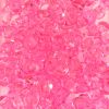 Tr. Pink - Tri Beads, Transparent Colors (600 Pieces) 