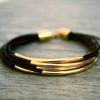 Project: Fine Metal Tube & Leather Bracelet 