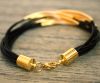 Project: Fine Metal Tube & Leather Bracelet 