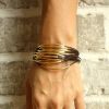 Project: Fine Metal Tube & Leather Bracelet 