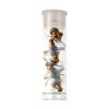 Clutch  w/ Disc, Earring Back, Gold - Retail Packs (1 Dozen Tubes, 8 Pieces/Tube) 