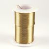 GOLD Tarnish-Resistant Craft Wire, Quality Lacquered Finish, CHOOSE GAUGE SIZE (Per Spool) 