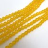 Smooth Round, Yellow Jade Beads, Choose Size (16