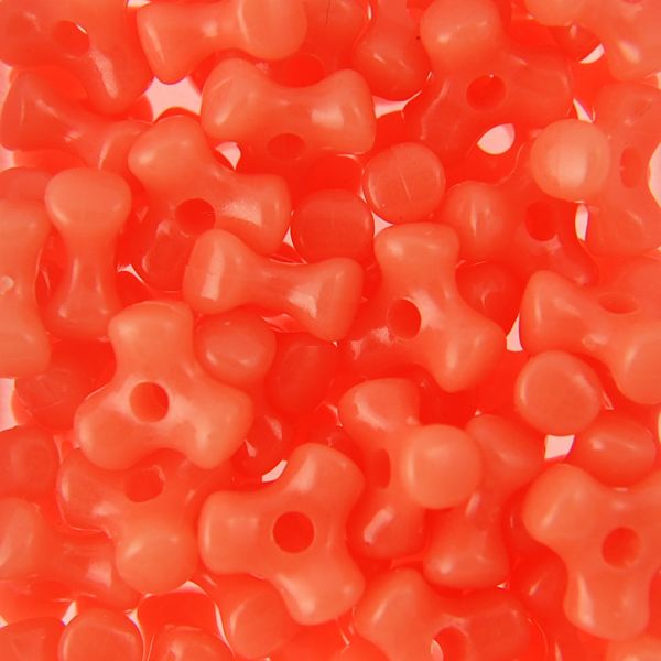 Orange Glow - Tri Beads Opaque Colors (Glow-in-the-dark) (600 Pieces)