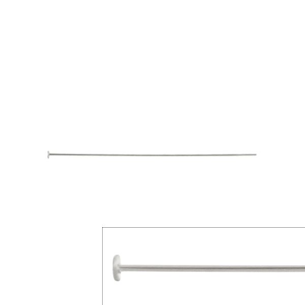 1.5 inch Headpin (Sterling Silver) (50 Pieces)