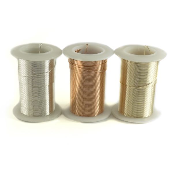  GOLD Tarnish-Resistant Craft Wire, Quality Lacquered Finish, CHOOSE GAUGE SIZE (Per Spool)