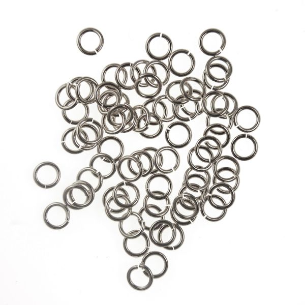 6MM Jump Ring-Im.Rhodium (144 Pieces) 