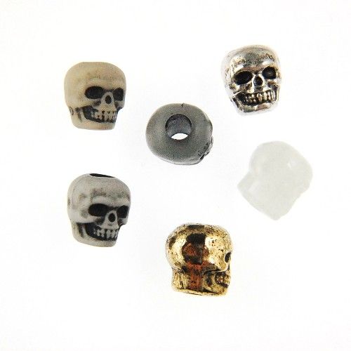 Skull Beads Black *Exclusive* (144 Pieces)