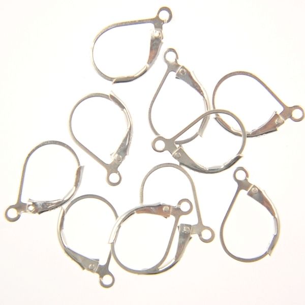 Leverback Earrings, Sterling Silver (10 Pieces)
