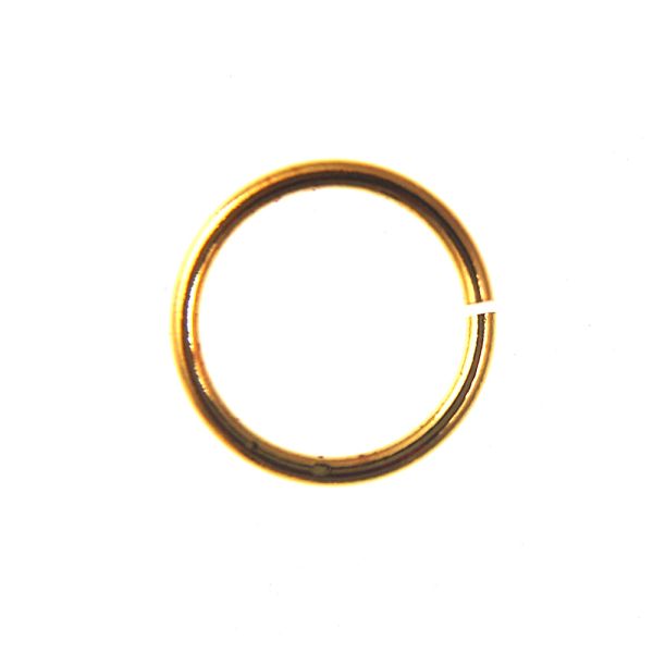12MM Jump Ring-Gold-Plated (72 Pieces) 