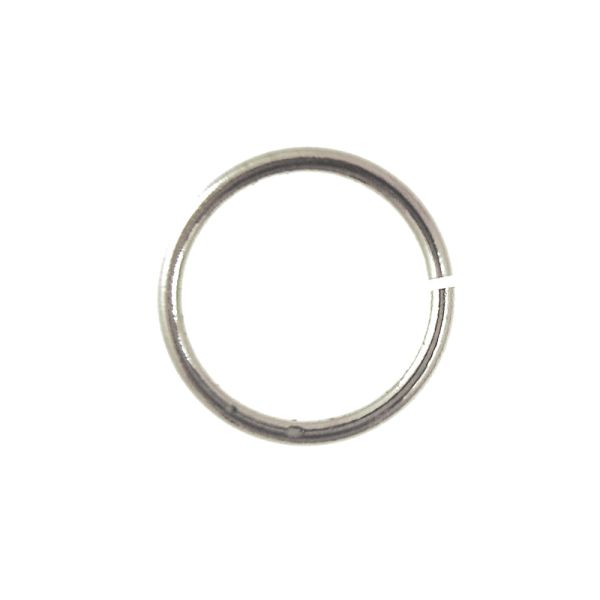 12MM Jump Ring-Silver-Plated (72 Pieces) 