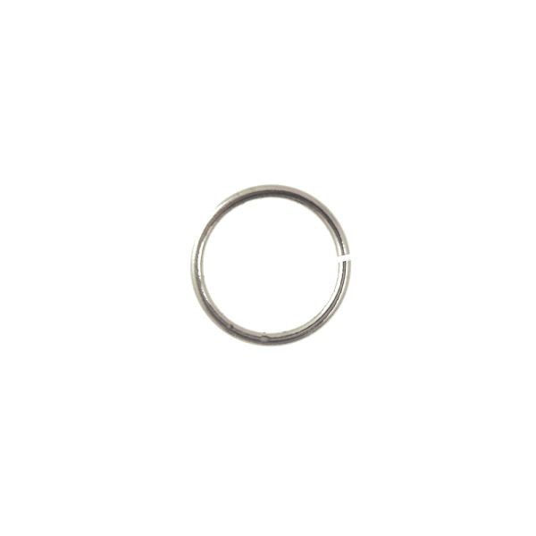 8.5MM Jump Ring-Silver-Plated (144 Pieces) 
