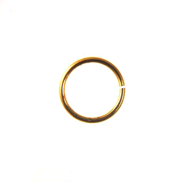 9.5MM Jump Ring-Gold-Plated (144 Pieces)