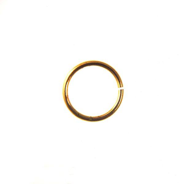 9MM Jump Ring-Gold-Plated (144 Pieces)
