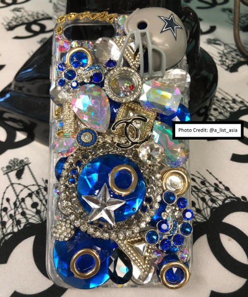 Acrylic Rhinestone, Sew-On, Sapphire, 36mm, Faceted Round, Flatback (12 Pieces)