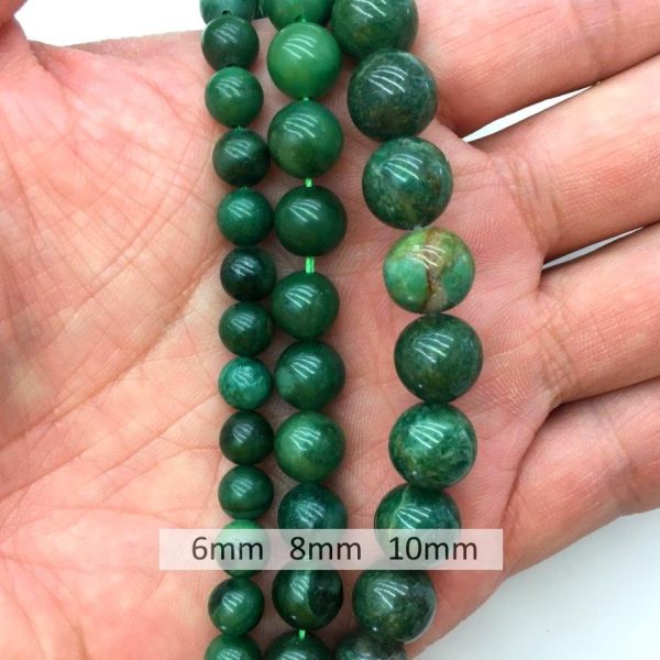 10mm Smooth Round African Jade Beads (16
