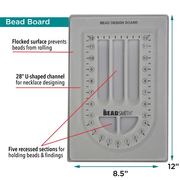 Bead Board, 1 U-Channel, 8.5 x 12