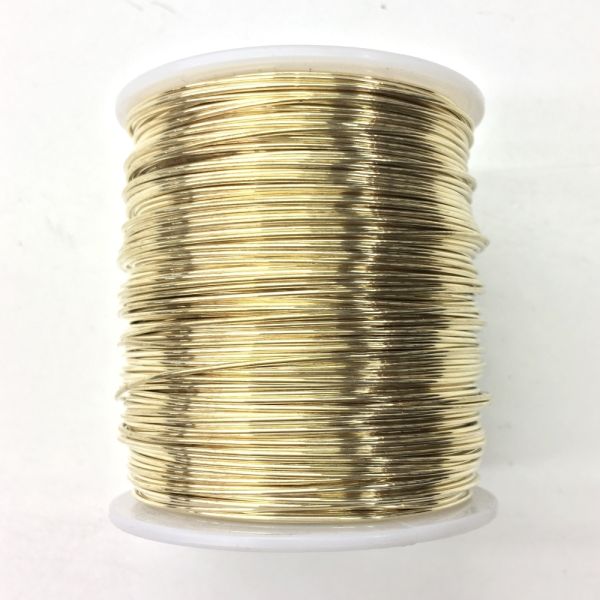 BULK, 26 Gauge, R.L. Brass Wire, 1 LB (1250 Feet)